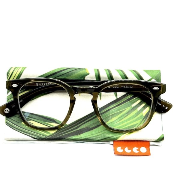 Garrett Leight GLCO Unisex Byrne Color Olio Eyeglasses New - Picture 2 of 5